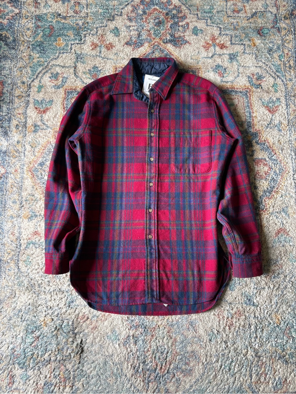 Vintage Pendleton Plaid Flannel Shirt Medium
